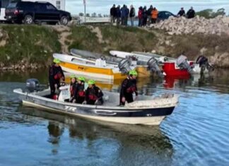 Cuatro pescadores murieron tras el vuelco de una lancha en Guaminí y buscan a un quinto
