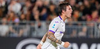Mastantuono convirtió tres goles y lideró la remontada de Fiorentina en Italia