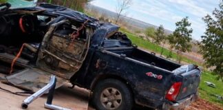 Dos jóvenes murieron en un vuelco en la Ruta 6 y el conductor dio positivo en alcoholemia