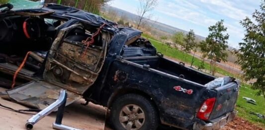 Dos jóvenes murieron en un vuelco en la Ruta 6 y el conductor dio positivo en alcoholemia