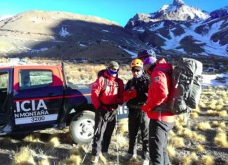 Buscan a un andinista bonaerense desaparecido hace cinco días en la cordillera de Mendoza