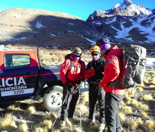 Buscan a un andinista bonaerense desaparecido hace cinco días en la cordillera de Mendoza