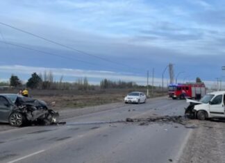 Río Negro: Murió un joven de 19 años tras un choque frontal en la Ruta 65