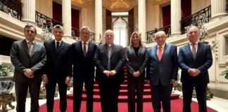 Empresarios del G-6 se reunieron con el Nuncio Apostólico y hablaron sobre la visita del Papa